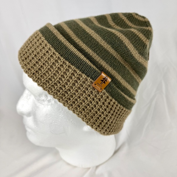 New wTags Pistil Stocking Cap Ski Beanie Hat Lee Moss Stripes Excellent Gift - Picture 5 of 15